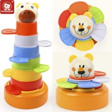 Stack up the cups in a tower,