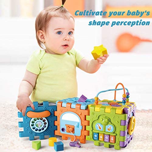 VTech Cubo Multiformas Animales Y Colores – Juguete Educativo No Electrónico Para Bebés +12 Meses – Versión En Español – 12 Actividades