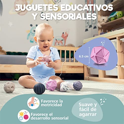 Juguete Montessori 6 En 1 De Madera Para Bebés De 1 Año – Con Xilófono, Martillo, Pesca, Engranajes, Reloj Y Juego De Números, Regalo Educativo Y Seguro Para Niño O Niña