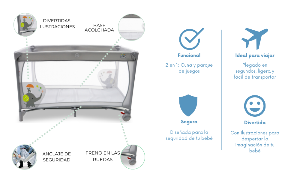 cuna de viaje