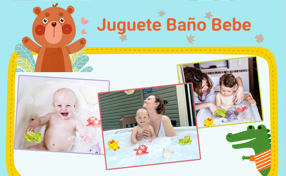 juguetes baño bebe