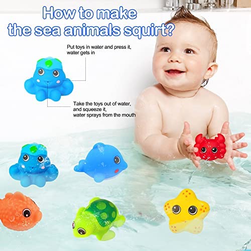 Chennyfun Set De 17 Juguetes De Baño – Pingüinos, Patos, Ballenas Y Más Animales Para Niños De 1 A 6 Años