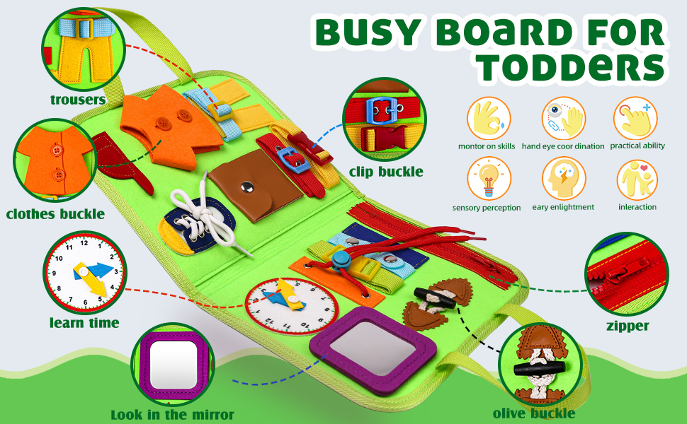 busy board toddler juguetes educativos regalos montessori para bebes niños 3 años tablero ocupado