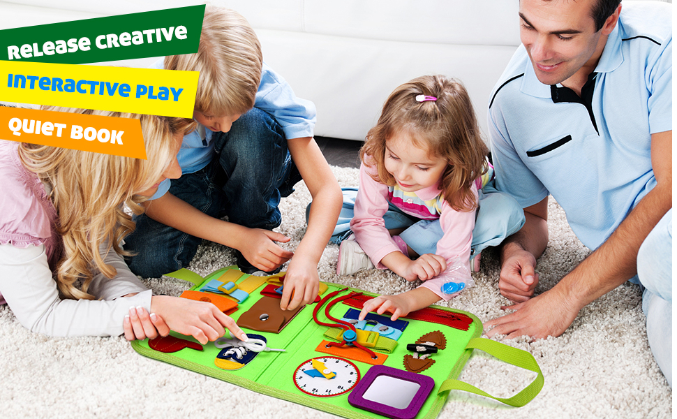 busy board toddler juguetes educativos regalos montessori para bebes niños 4 años tablero ocupado 