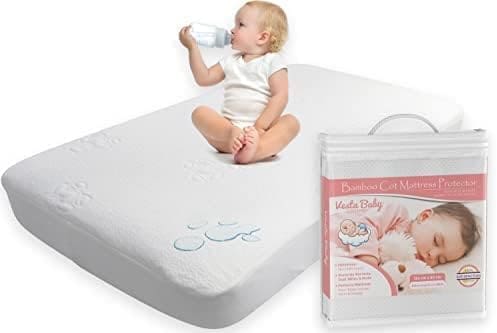 Protector Para Colchon De Cuna De Bebe Tamaño Estandar Cama Niños Pequeños