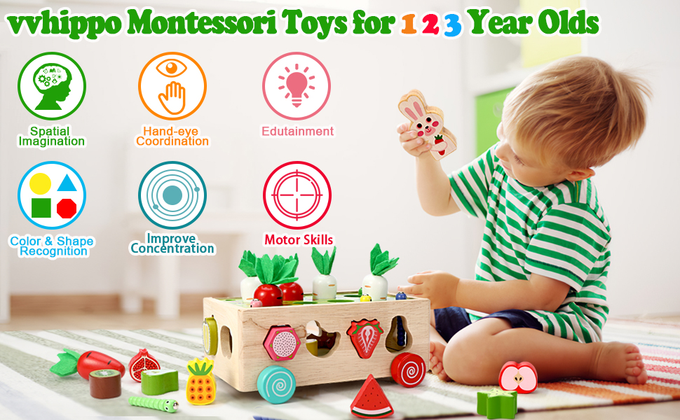 Madera Montessori Niños