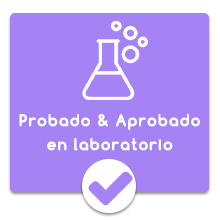 Probado & Aprobado en laboratorio