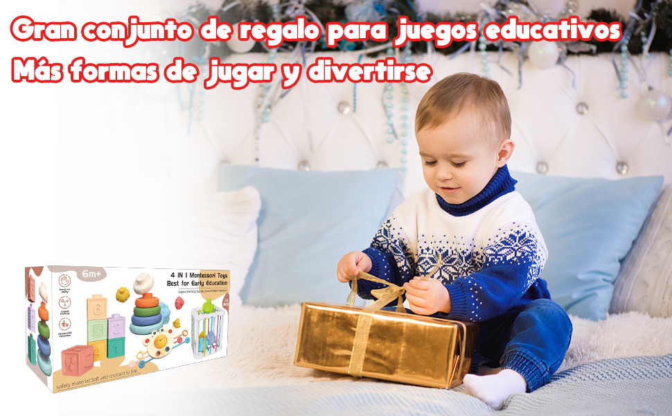 Gran conjunto de regalo para juegos educativos
