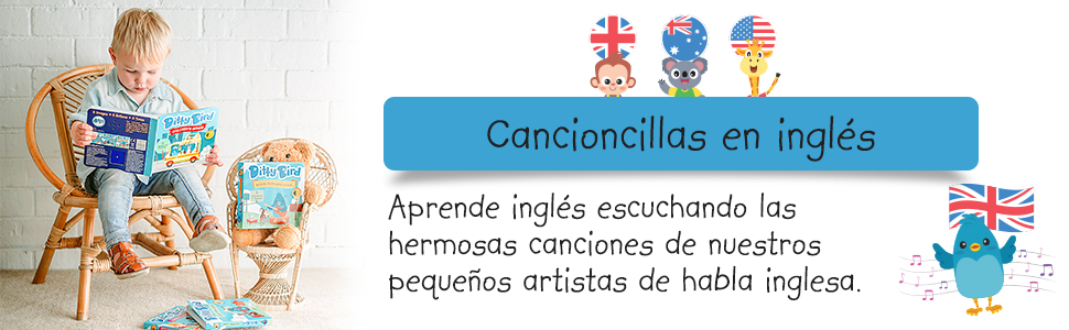 juguetes de aprendizaje para niños de 2 años;  libros con sonido infantiles; aprender inglés 