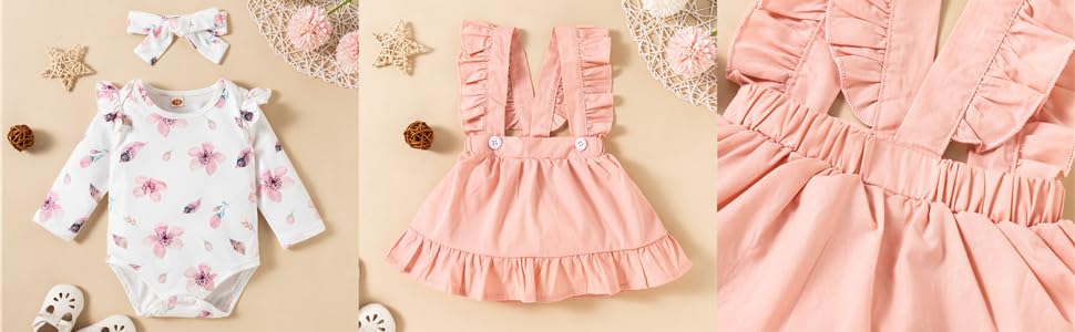 ropa de flores para bebé niña