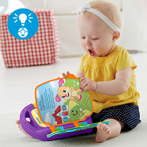 Este libro musical cobra vida con seis canciones infantiles.