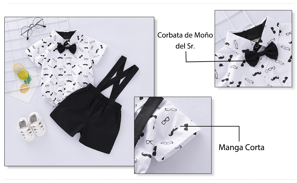 Ropa de bebé niño Trajes de caballero Trajes