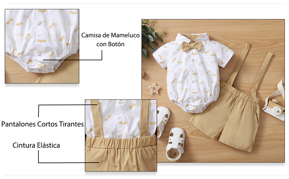 Ropa de bebé niño Trajes de caballero Trajes