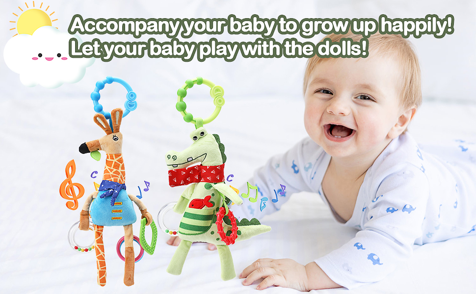 baby travel toys giraffe toy pushchair & pram toys rattles baby hanging rattletoy newbornsensory