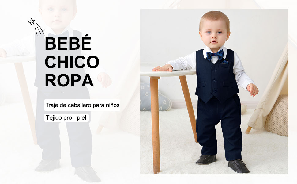 Baby Boys Conjunto de roupa fato formal 3-24 meses