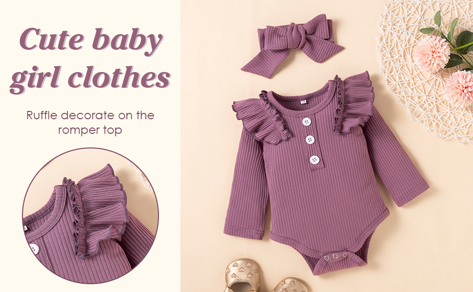 Recién Nacido Bebé Niñas Ropa