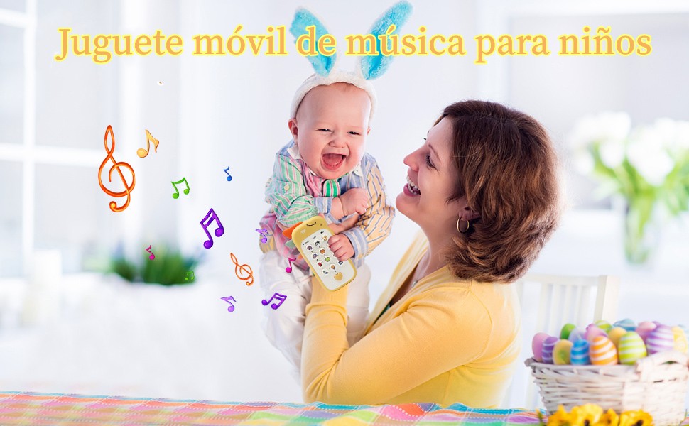 Juguete Teléfono Musical Para Bebés De 6 A 12 Meses | 9 Modos En Español Con Sonidos Y Luces Para Aprender Y Jugar